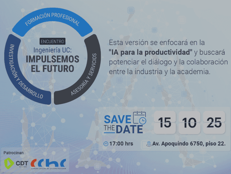 ¡Save the date! III Encuentro de Ingeniería UC: Impulsemos el futuro