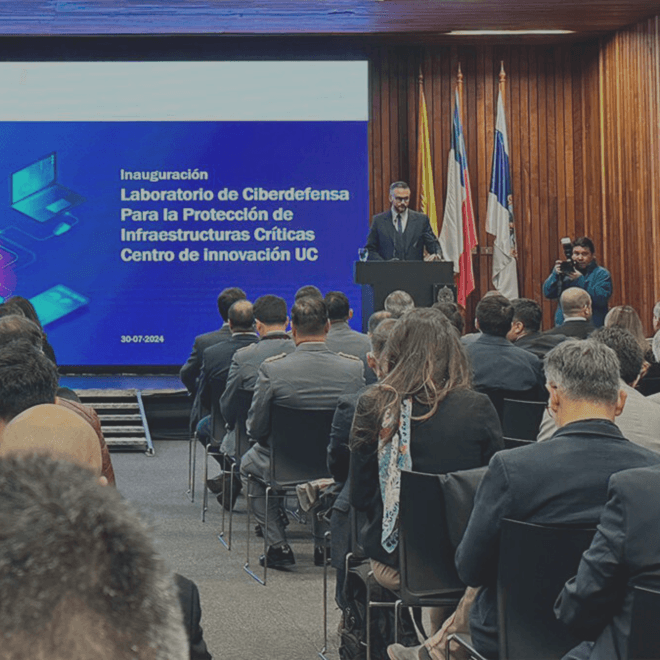 Dictuc asiste a la Inauguración del Laboratorio de Ciberdefensa para la protección de Infraestructura Crítica